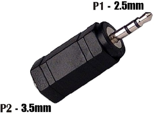 Adaptador de Audio de 2.5 Macho a 3.5 Hembra