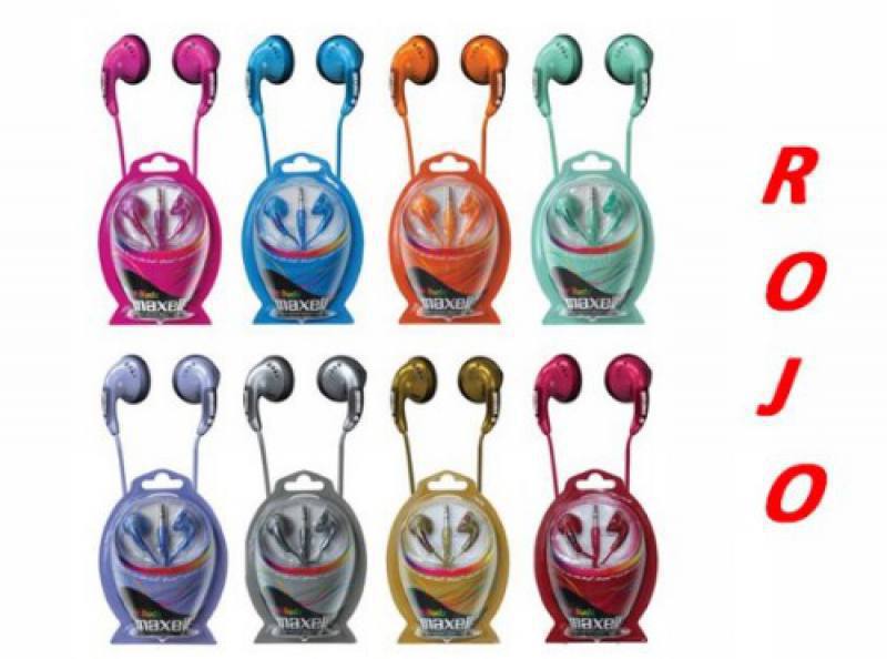 Audifonos de Boton Color Buds MAXELL CB-RED ( 190547 ) - RED