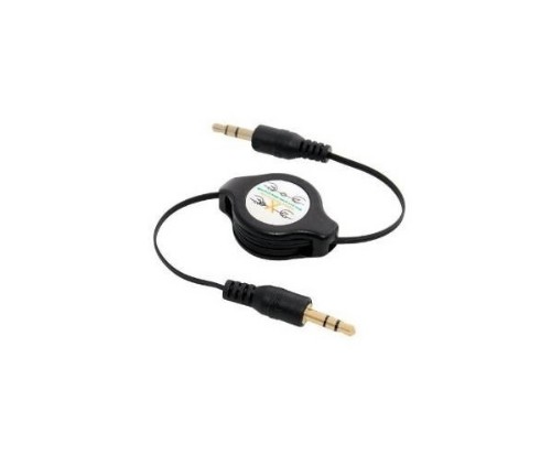 Cable AudioVideo 3.5mm Macho-Macho retractable 2.5ft,500214