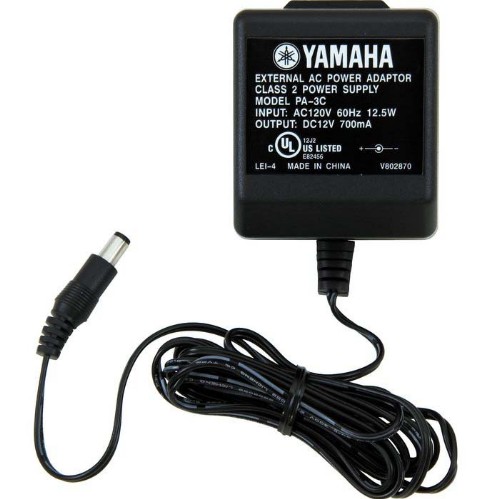 Adaptador Corriente Yamaha PA-3C, 12V 700mA,