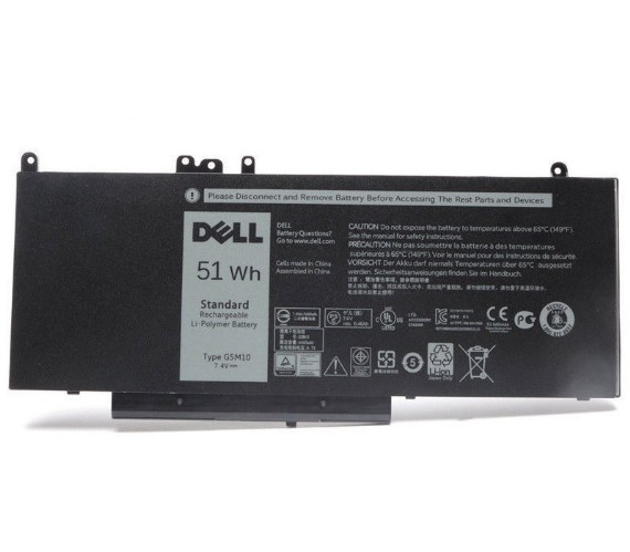 Bateria original Dell G5M10 7.4V, 51Wh, E5450 E5550 WYJC2 8V5GX