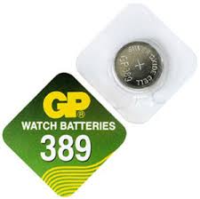 BATERÍA GP 389 SILVER OXIDE CELL ULTRA , 1.55V, SR54,V389, SR1130SW