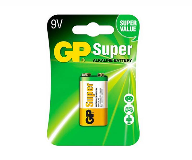 Batería Alkaline 9V GP GP1604A-5U1