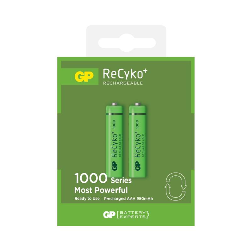 BATERIA GP ReCyko+ AAA RECARGABLE 1000mAh- 2 UNIDADES
