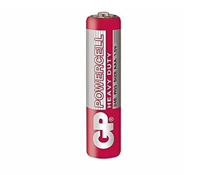 BATERIA AAA Power Plus GP24CR ,1.5V, Heavy Duty