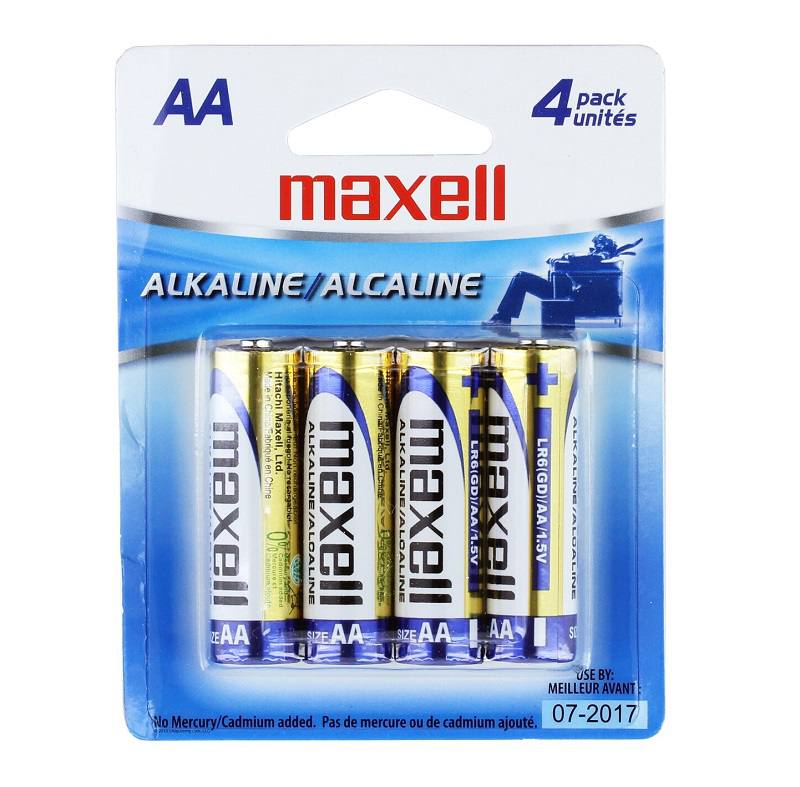 BATERÍA MAXELL LR6 4BP ALCALINA AA 4PCS (723465LA)