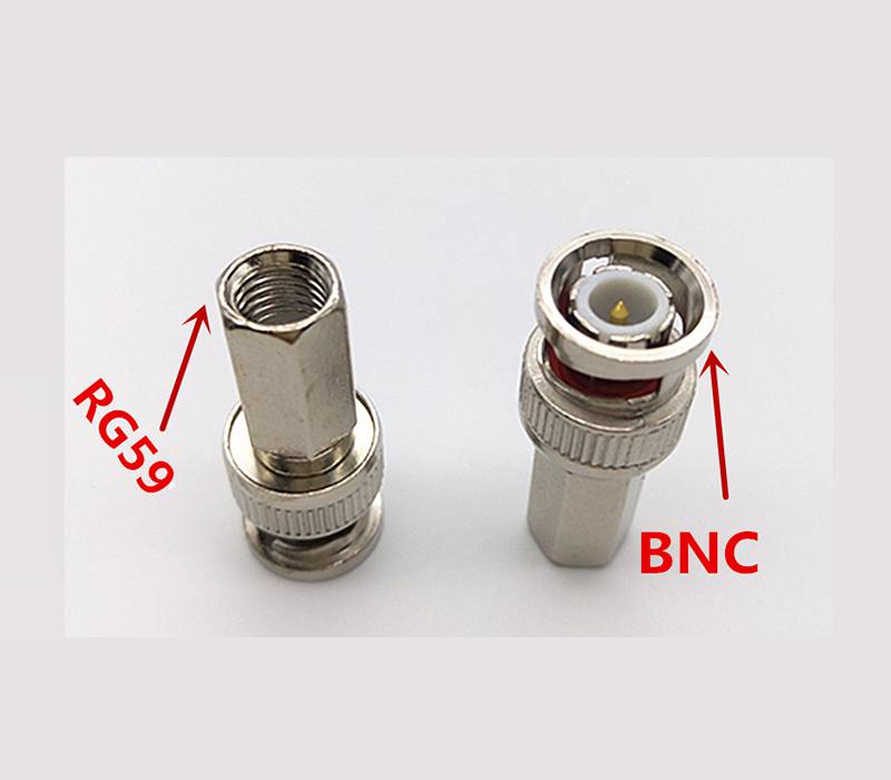CONECTOR BNC A RG59 PARA CAMARAS DE VIGILANCIA