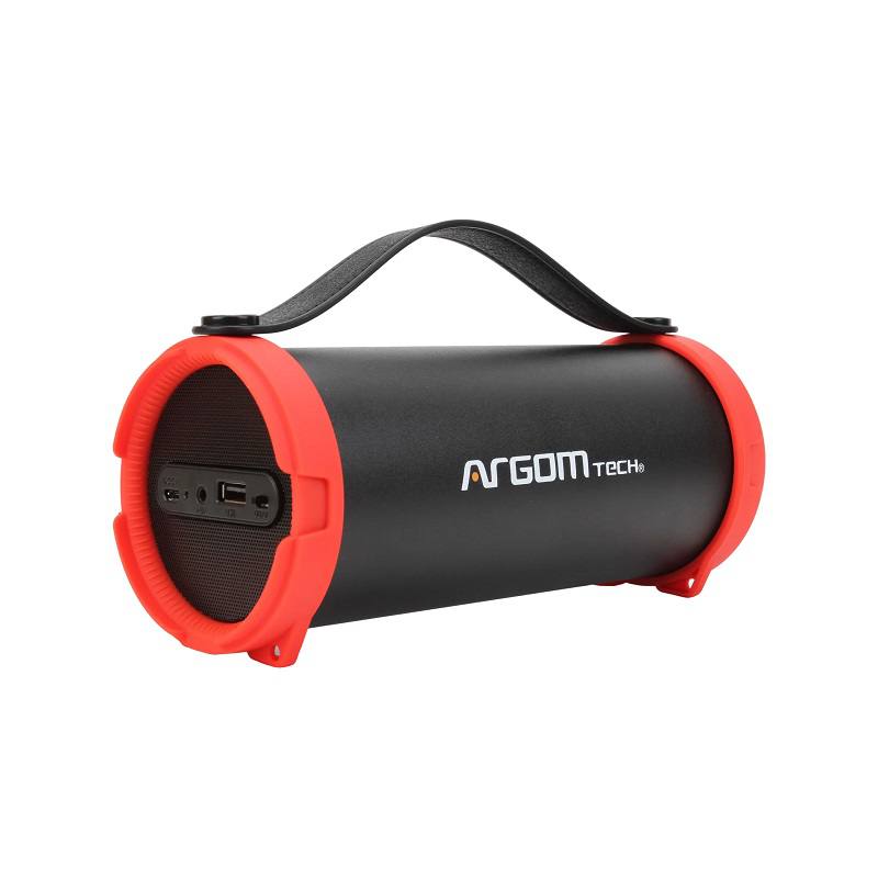 Bocina ARGOM BAZOOKA AIR BEATS, Conexión Bluetooth v2.1, Función TWS, Rojo