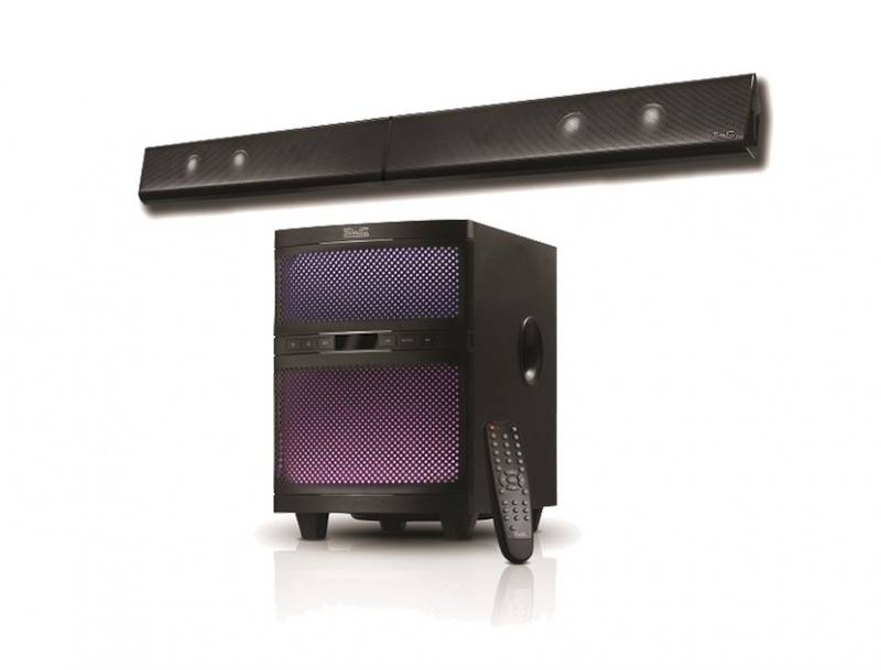 BOCINA KLIP XTREME KSB-250, MystiK Sistema de sonido convertible de 2.1 canales con tecnología inalámbrica Bluetooth