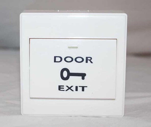Botón control de acceso 10-16A 250V para puerta . Door Exit