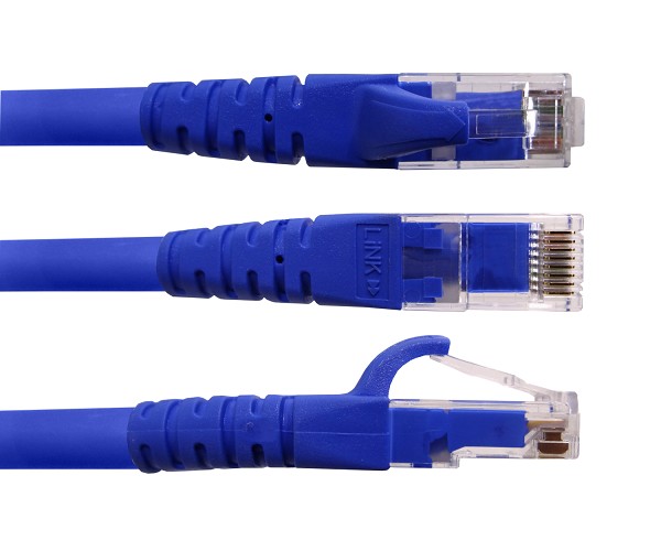 CABLE UTP CAT6 24AWG LANPRO - 0.5 METROS- AZUL