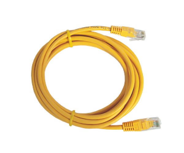 CABLE UTP CAT6 T-VISION - 20 METROS- AMARILLO, Pass Fluke, 7x 0.2mm