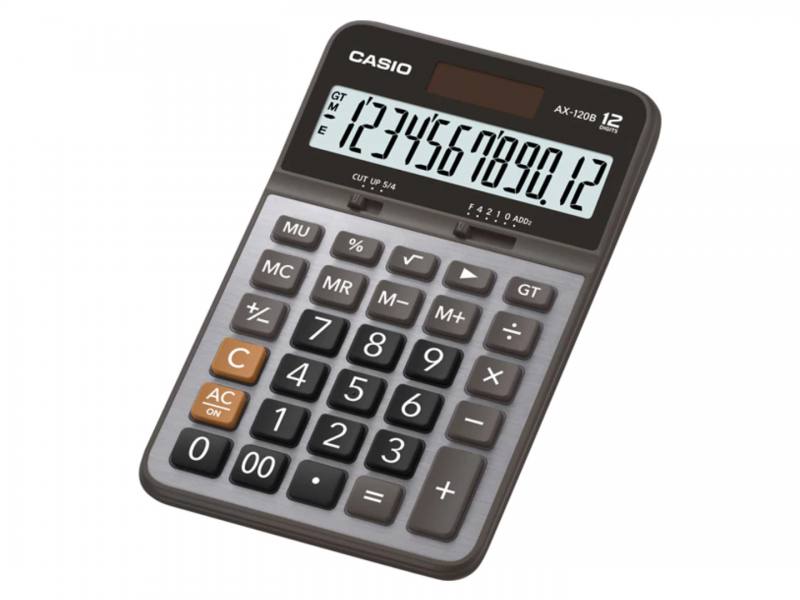 Calculadora de Escritorio Casio AX-120B Comp de 12 digitos MGN Utilidad
