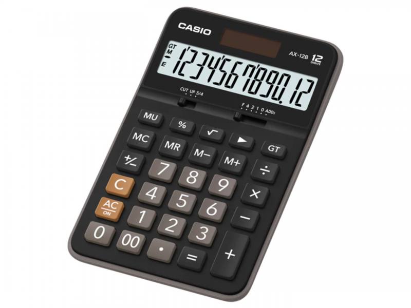 Calculadora de Escritorio Casio AX-12B Comp de 12 digitos MGN Utilidad