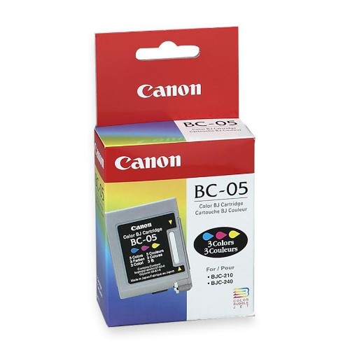 Cartucho de Tinta CANON BC-05, 3 color, 8mlx3,