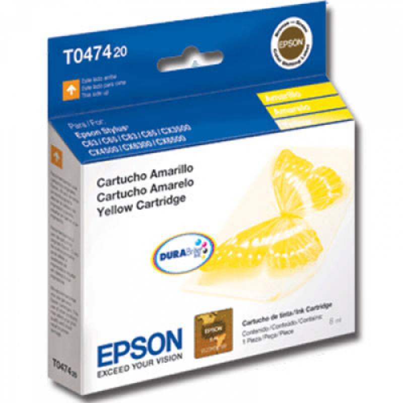CARTUCHO DE TINTA EPSON (T047420) AMARILLO PARA C63/83/CX6300