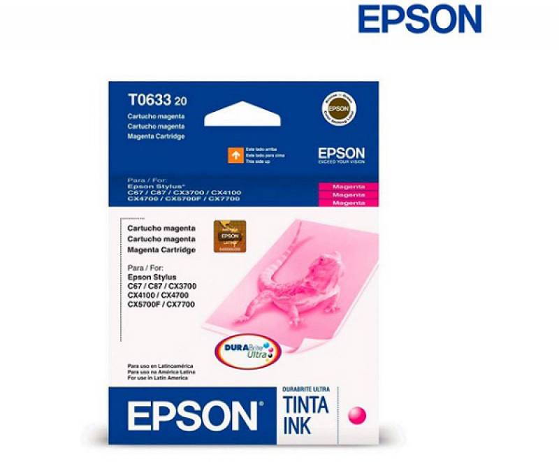 CARTUCHO DE TINTA EPSON (T063320) MAGENTA PARA C67 / CX3700