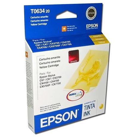 CARTUCHO DE TINTA EPSON (T063420) AMARILLO PARA C67 / CX3700