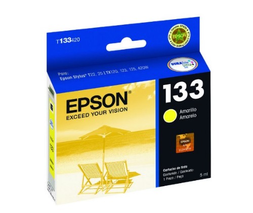 CARTUCHO DE TINTA EPSON 133 (T133420) - AMARILLO