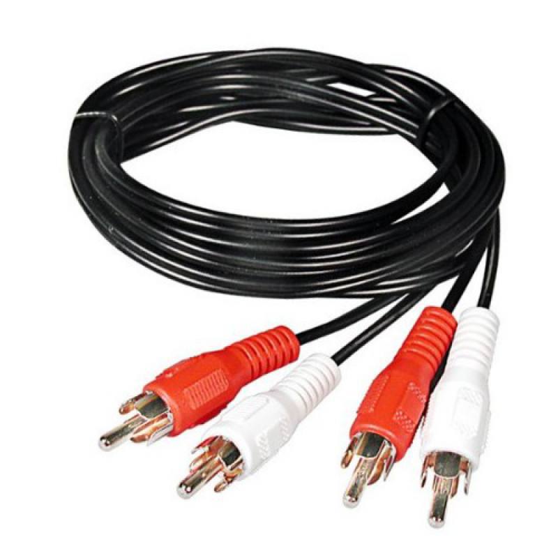 Cable RCA a RCA M-M ROJO/BLANCO-ROJO/BLACO