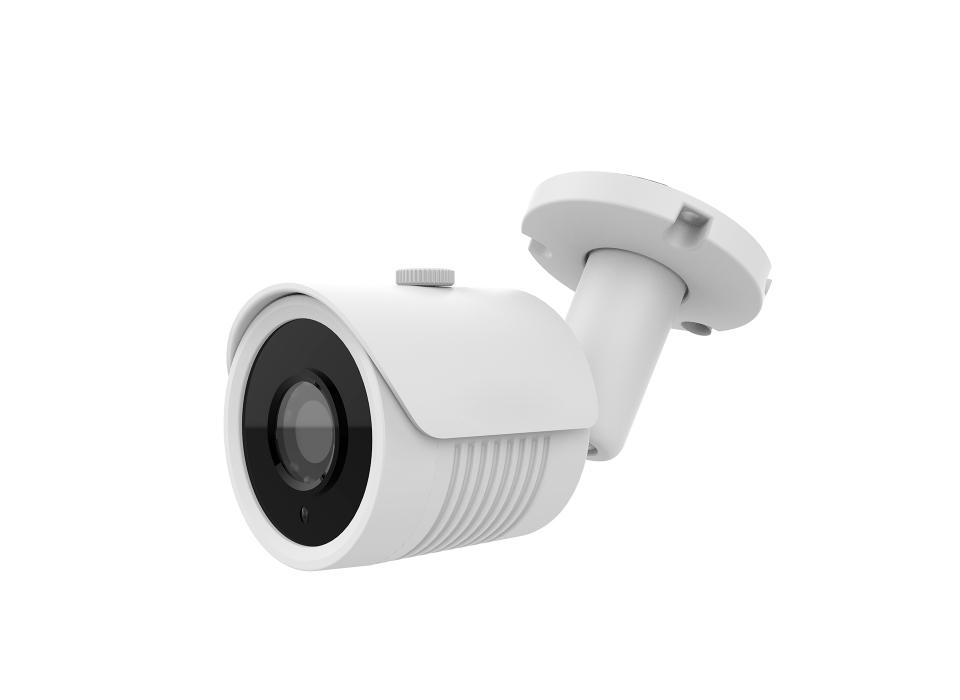 Camara IP Bullet T-VISION 2MP, Poe, IR 30m, Ranura SD hasta 128gb, 3.6mm, IP66 Waterproof, Metal