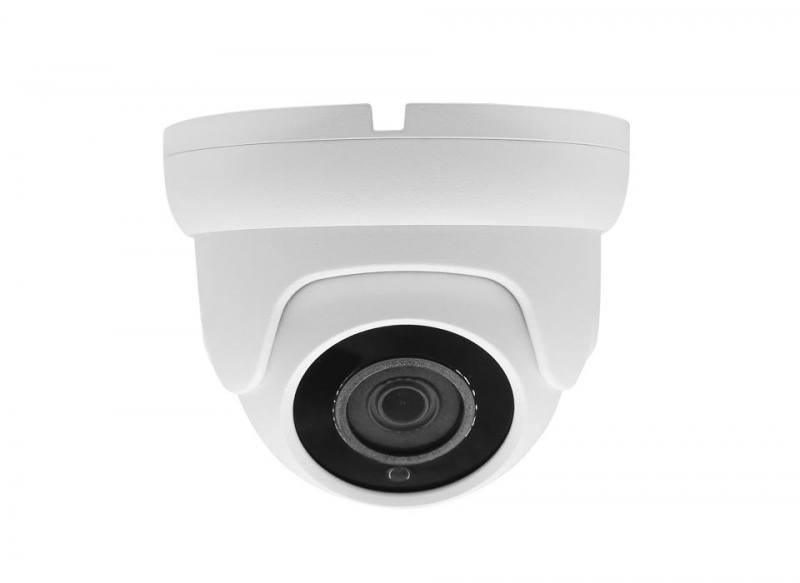 Camara IP Domo T-VISION 3MP 1080P, IR 20m, 3.6mm, Ranura para tarjetas SD hasta 512gb, IP67 Waterproof Metal, POE