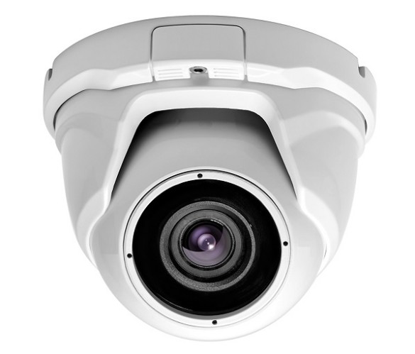 Camara Domo Hibrida T-VISION AHD/CVI/TVI/CVBS 2MP 1080p, IR 30m, OSD, Zoom Motorizado 2.8-12mm, IP66 waterproof, metal