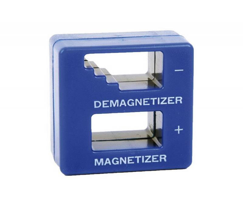 Magnetizador y desmagnetizador para destornilladores y puntas de atornillar, Azul y negro