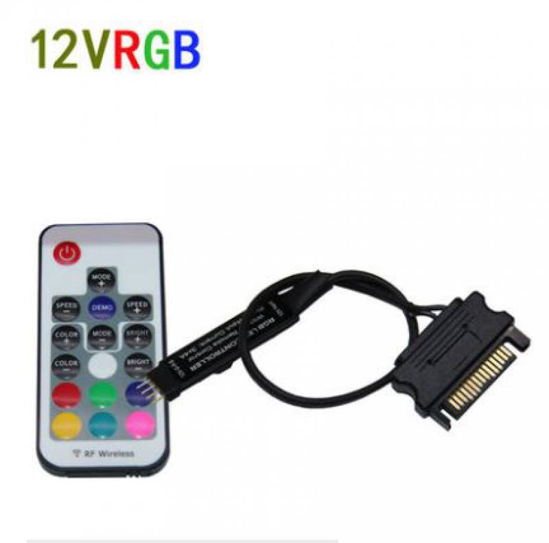 Control remoto para ventilador AURA RGB + Controlador RGB 12V
