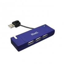 Multiplicador de 4 Puertos USB 2.0 KLIP KUH-400A - AZUL