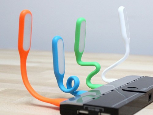 Lampara portátil USB cálida LED para el cuaderno de escritorio