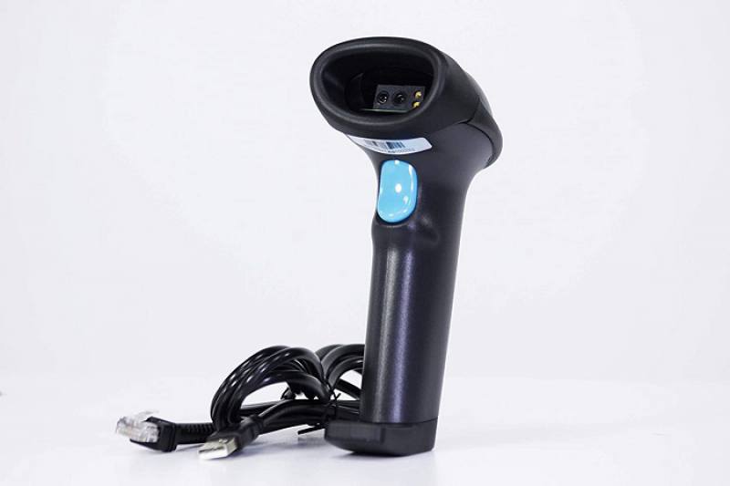 Lector de Codigo de Barra SAT AI910, con imagen de área y conexión USB, color Negro
