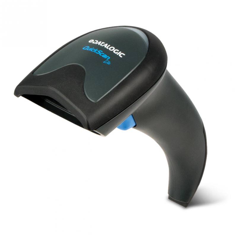 Lector de Codigo de Barra DATALOGIC QW2100, Interfaz USB con cable USB y soporte, color Negro