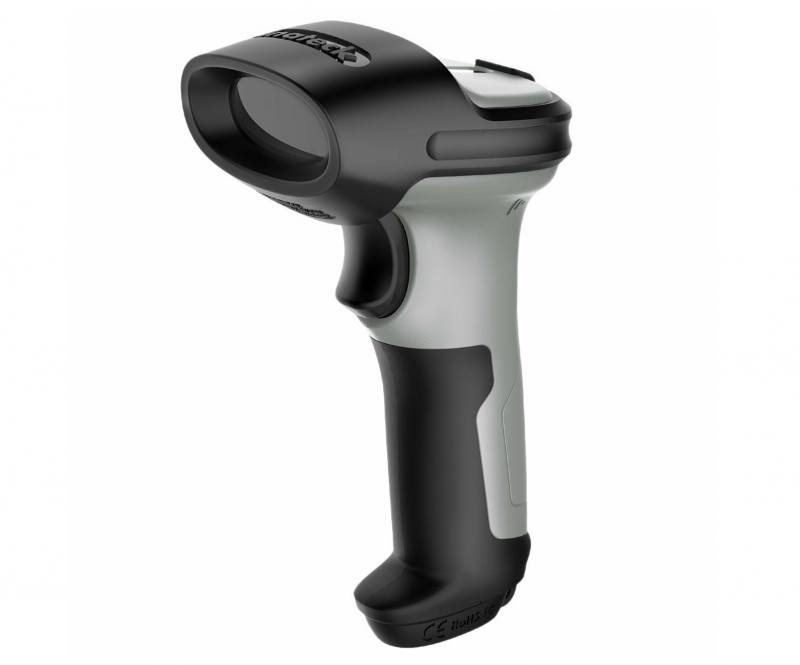 Lector de Codigo de Barra INATECK BCST-70, Bluetooth y Cable USB, color Negro con gris