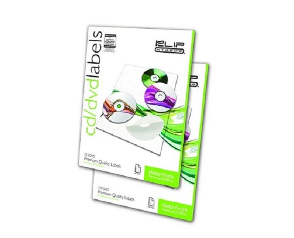 LABELS // PAPEL KLIP KPL-100 PARA IMPRIMIR DVD/CD, 100PK, MATTE