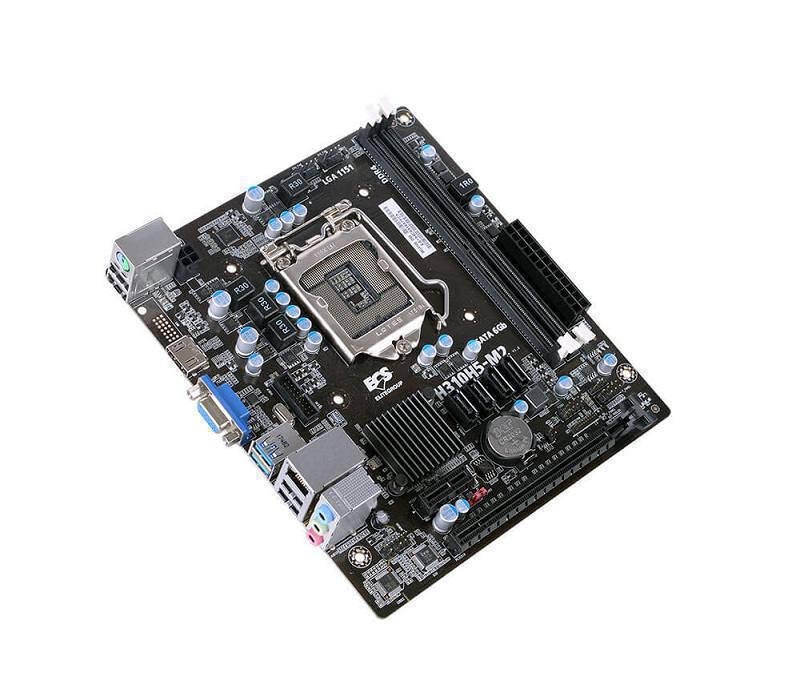 Tarjeta Madre ECS H310H5-M2, Soporta 8a generacion, Pentium y Celeron, socket 1151, H310 express chipset, HDMI, DVI, D-s