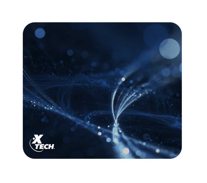 Mouse Pad XTECH XTA-180 VOYAGER Alfombrilla clásica color Azul con diseño.