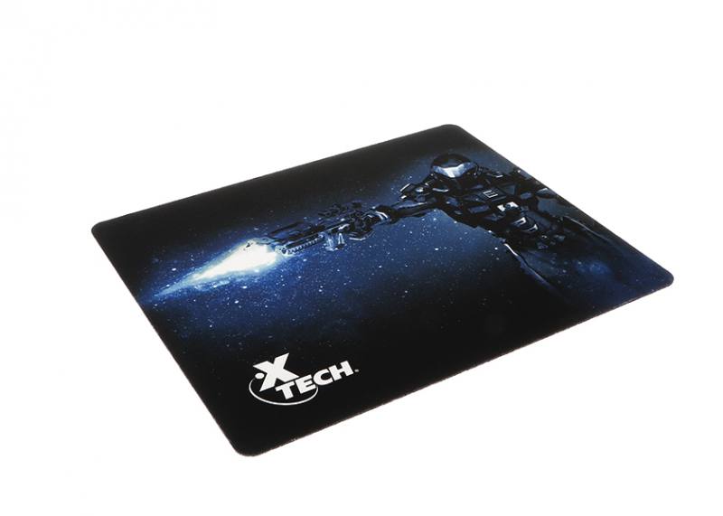 Mouse Pad XTECH XTA-182 Stratega, Alfombrilla clasica color negro con diseño