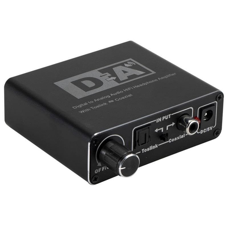 Convertidor de Audio Digital Coaxial (Optico) a Audio Analógico (RCA)