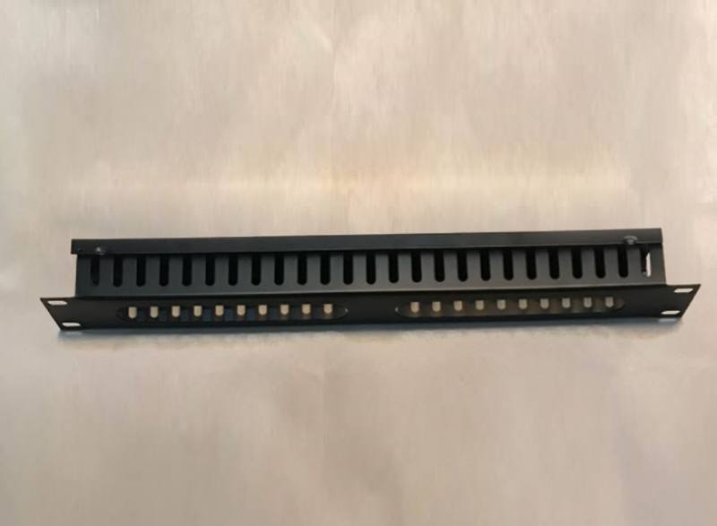 Organizador de cable T-Vision  horizontal 1U, 19", 25 Ranuras