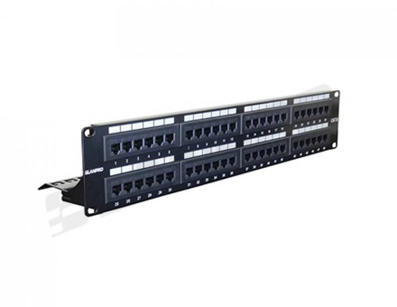 PATCH PANEL LANPRO CAT6 90/180 DE 48 PUERTO.