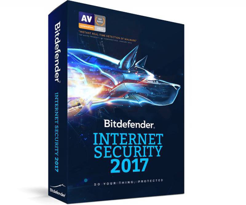 Programa Bitdefender internet security 2017 para 1 PC por 1 año ( SIN GARANTIA )
