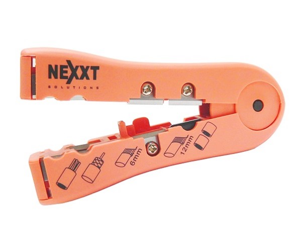 CORTADOR DE CABLE NEXXT AW250NXT09/ PARA TELECOM,LAN, COAXIAL,CABLE - ROJO VINO