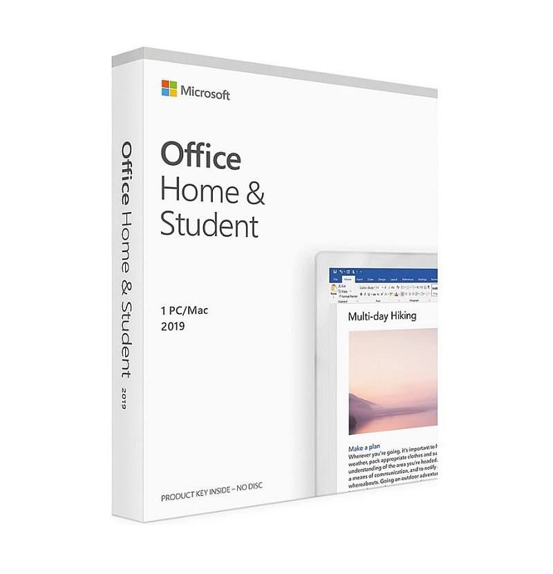 Programa Microsoft OFFICE 2019 Home & Estudiante Ingles, Windows/Mac
