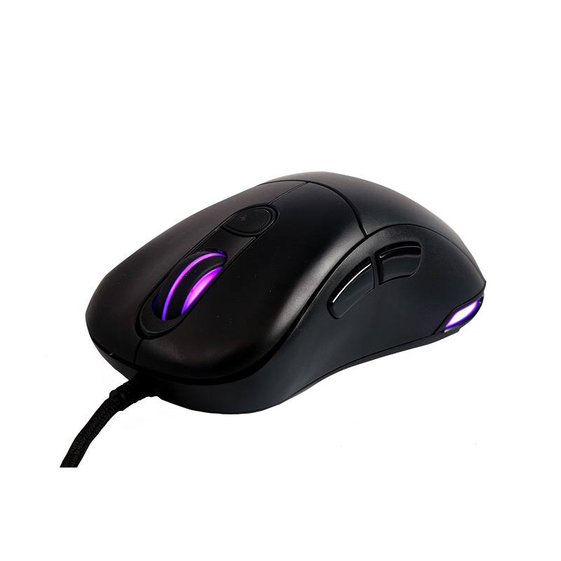 Ratón Gaming VSG AQUILA, Conexión USB 2.0, Iluminación RGB, 6 botones, sensor óptico hasta 12.000DPI, color negro