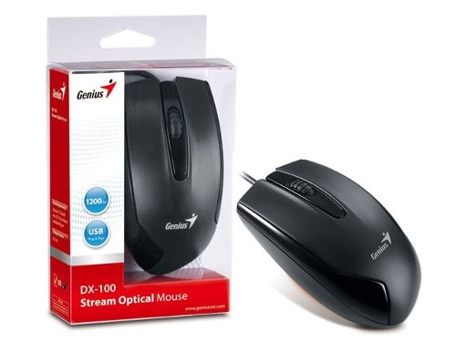 Raton Stream Optical Genius DX-110 - NEGRO,1200dpi, USB