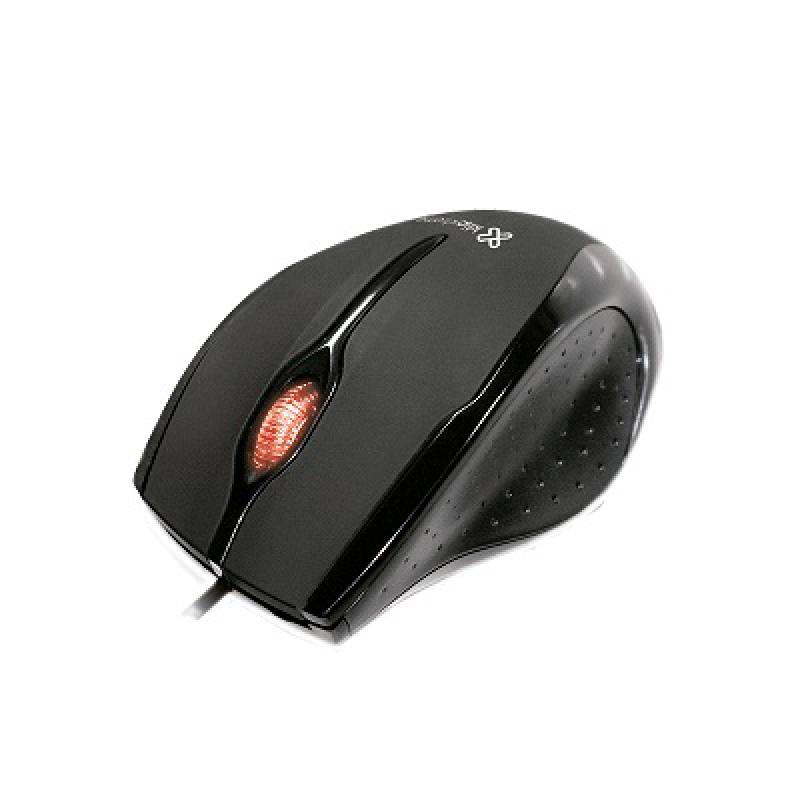 Ratón KLIP XTREME Ebony KMO-104, Sensor óptico de 800dpi, conexión USB, color negro