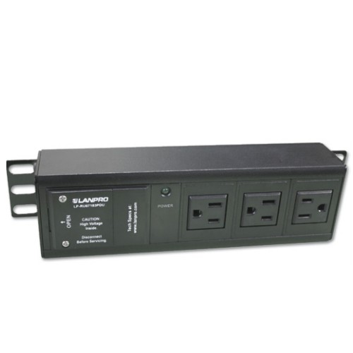 Regleta/PDU LanPro de 3 salidas para rack