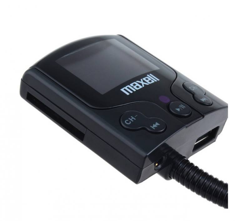 Reproductor de MP3 con LCD MAXELL FMT-31 ( 347074 ) con LCD de 1.4" Para Carro FM - Lector de Memoria SD, iPod y USB