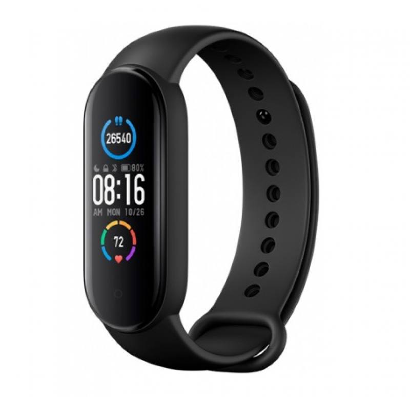 Pulsera de actividad Smart Band 5 Xiaomi XMSH10HM, resistente a salpicaduras, color negro